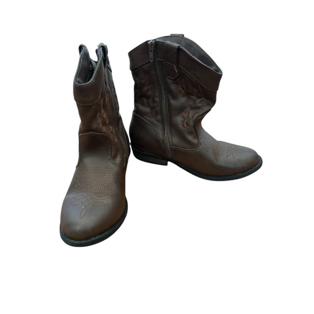 Cat & Jack Kids Cowboy Boots brown